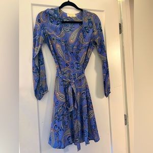 Yumi Kim Silk Paisley Dress, XS